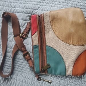 Colorful Patchwork Crossbody Bag